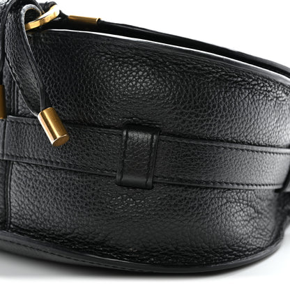 Chloe Grained Calfskin Small Marcie Saddle Bag Black 8 of 12