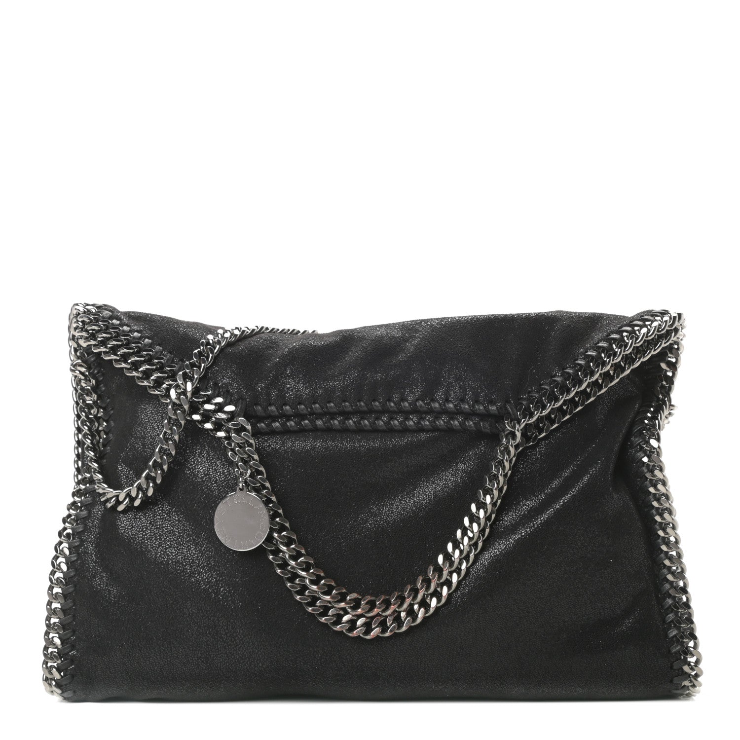 Stella McCartney Shaggy Deer Falabella Fold Over Tote Black 1 of 11