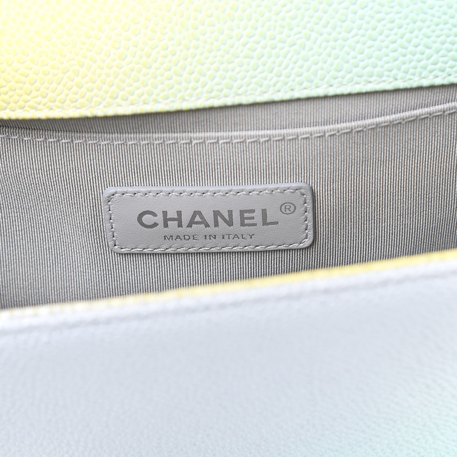 Chanel Caviar Quilted Medium Rainbow Boy Flap Multicolor 6 of 12