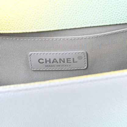 Chanel Caviar Quilted Medium Rainbow Boy Flap Multicolor 6 of 12