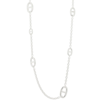 Hermes Sterling Silver Farandole Necklace 80 1 of 6