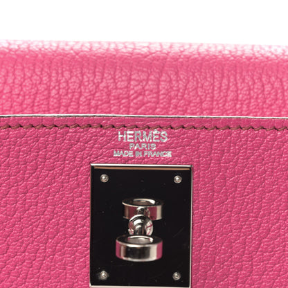 Hermes Chevre De Coromandel Kelly Sellier 28 Fuchsia 7 of 7