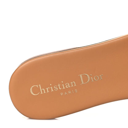 Christian Dior Calfskin D-Club Mule Sandal 37 Natural 8 of 11