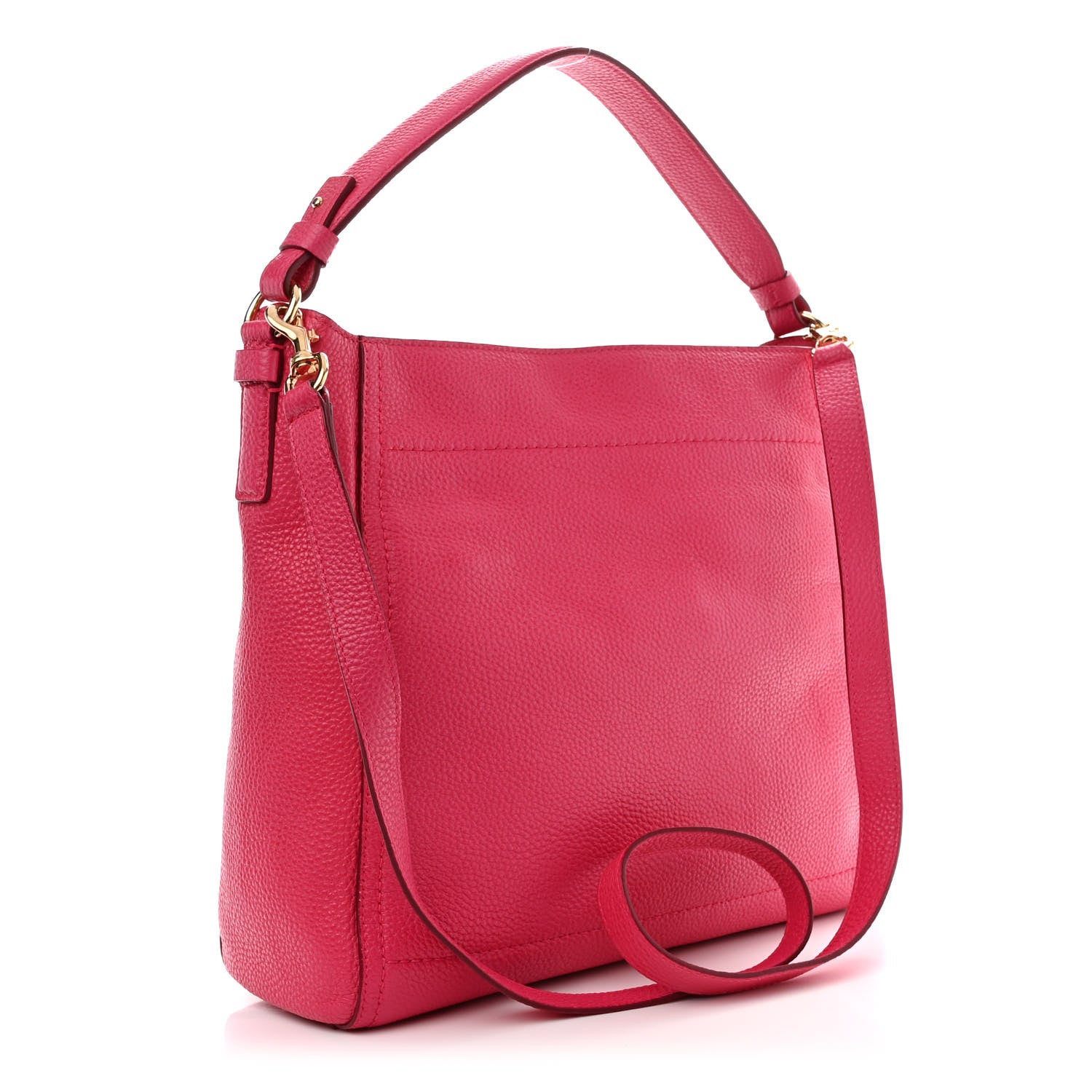 Salvatore Ferragamo Grained Calfskin Ally Hobo Pink 3 of 13