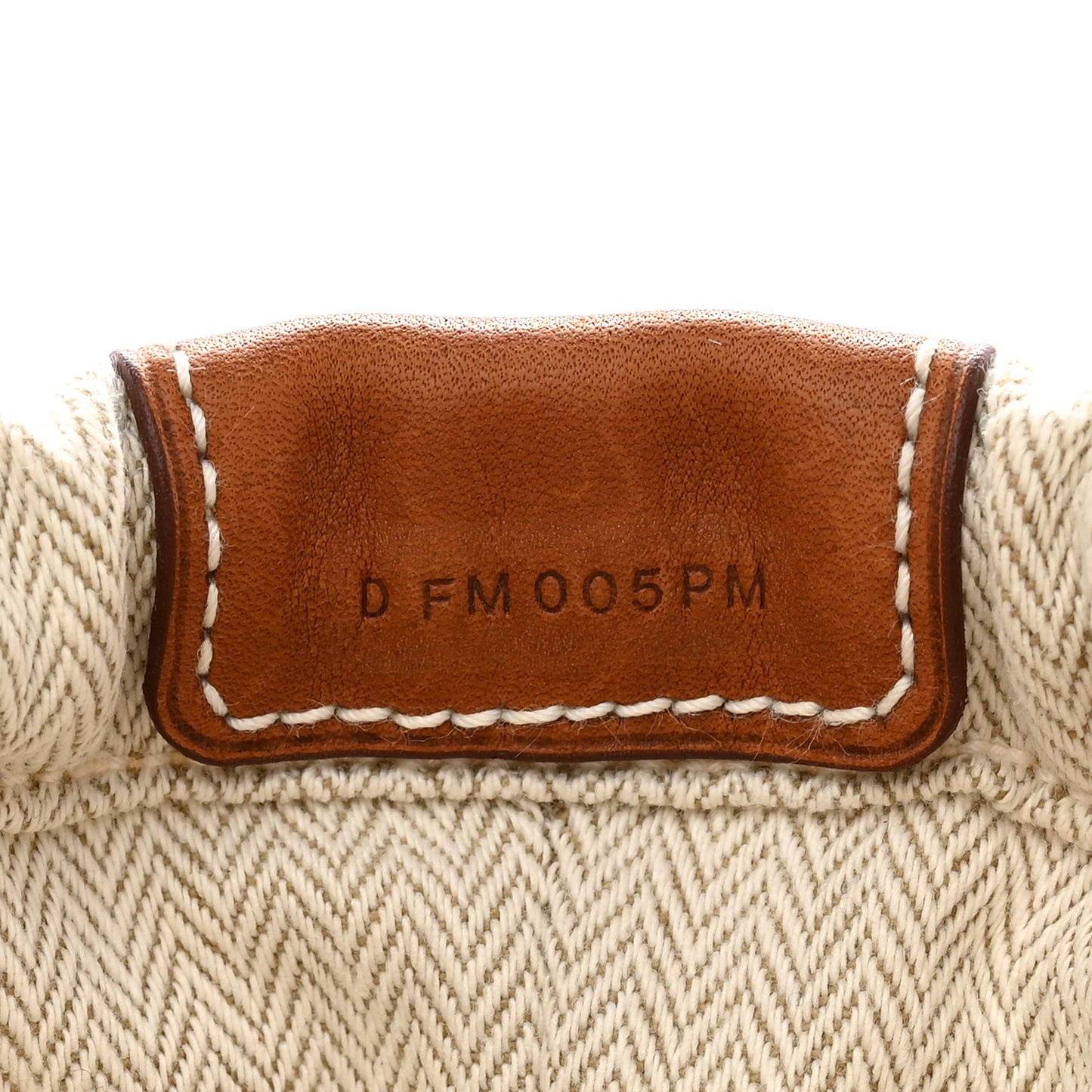 Canvas Barenia Fourbi 25 MM Pouch Naturel Fauve