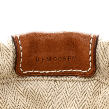 Hermes Canvas Barenia Fourbi 25 MM Pouch Naturel Fauve 7 of 10