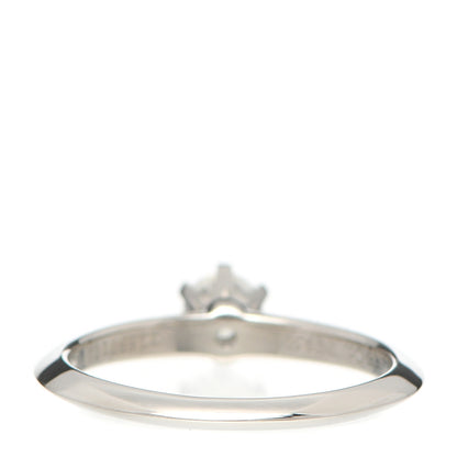 Tiffany Platinum Diamond .25ct Solitaire Engagement Ring 49 5 5 of 8