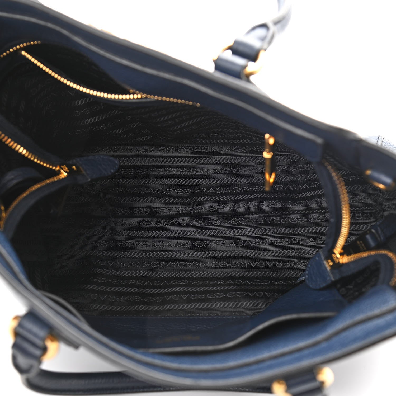 Prada Vitello Daino Tote Inchiostro 5 of 12