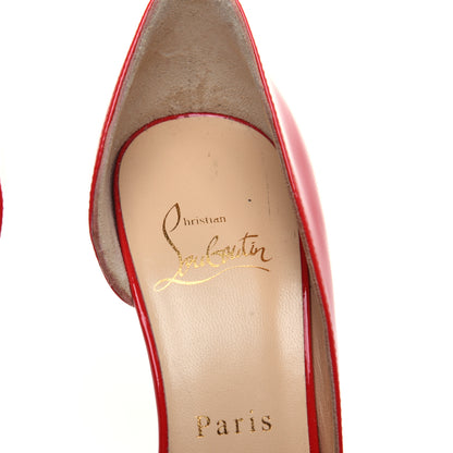 Christian Louboutin Patent Iriza 100 Pumps 36.5 Fraise 7 of 11