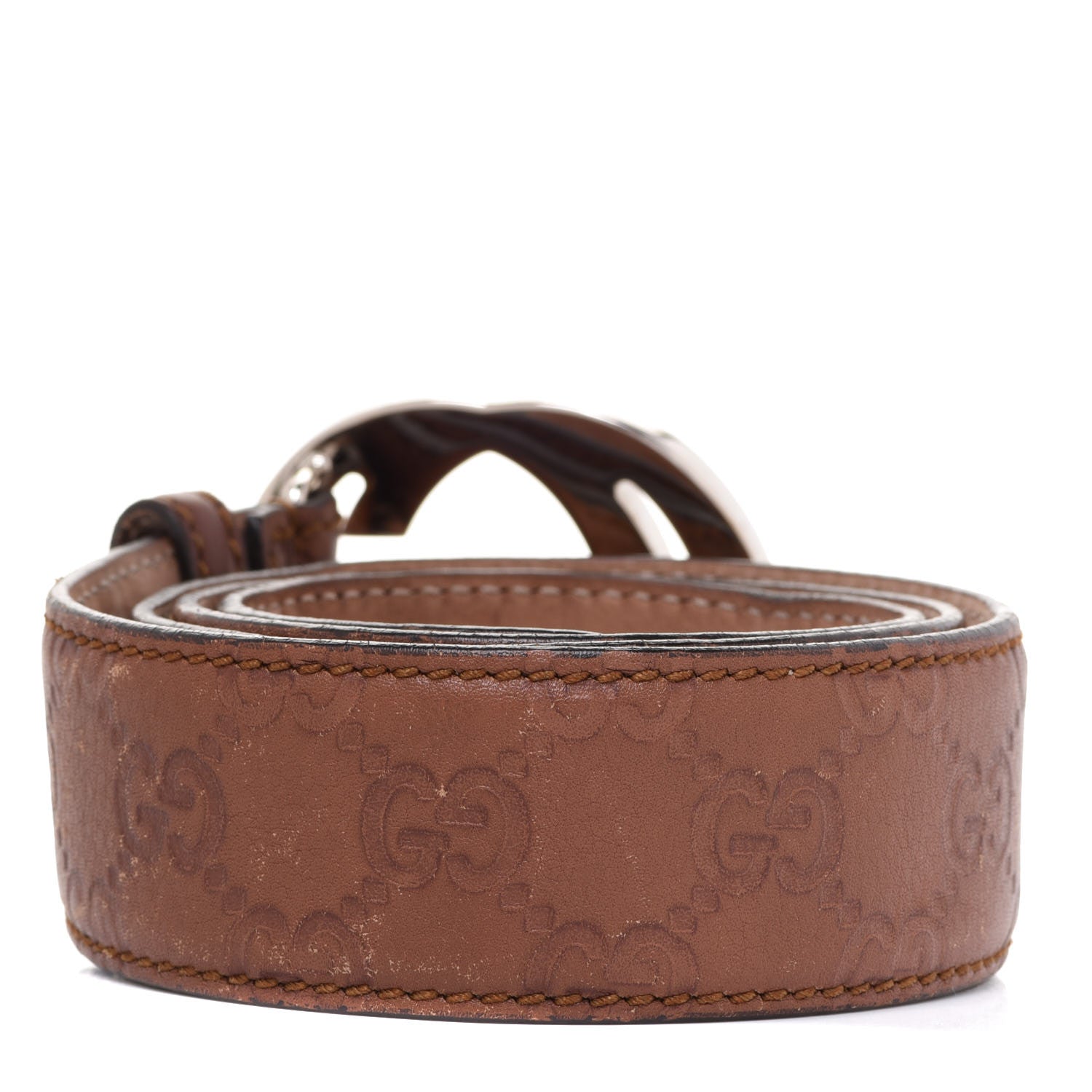 Gucci Guccissima Interlocking G 40mm Belt 85 34 Acero 3 of 5