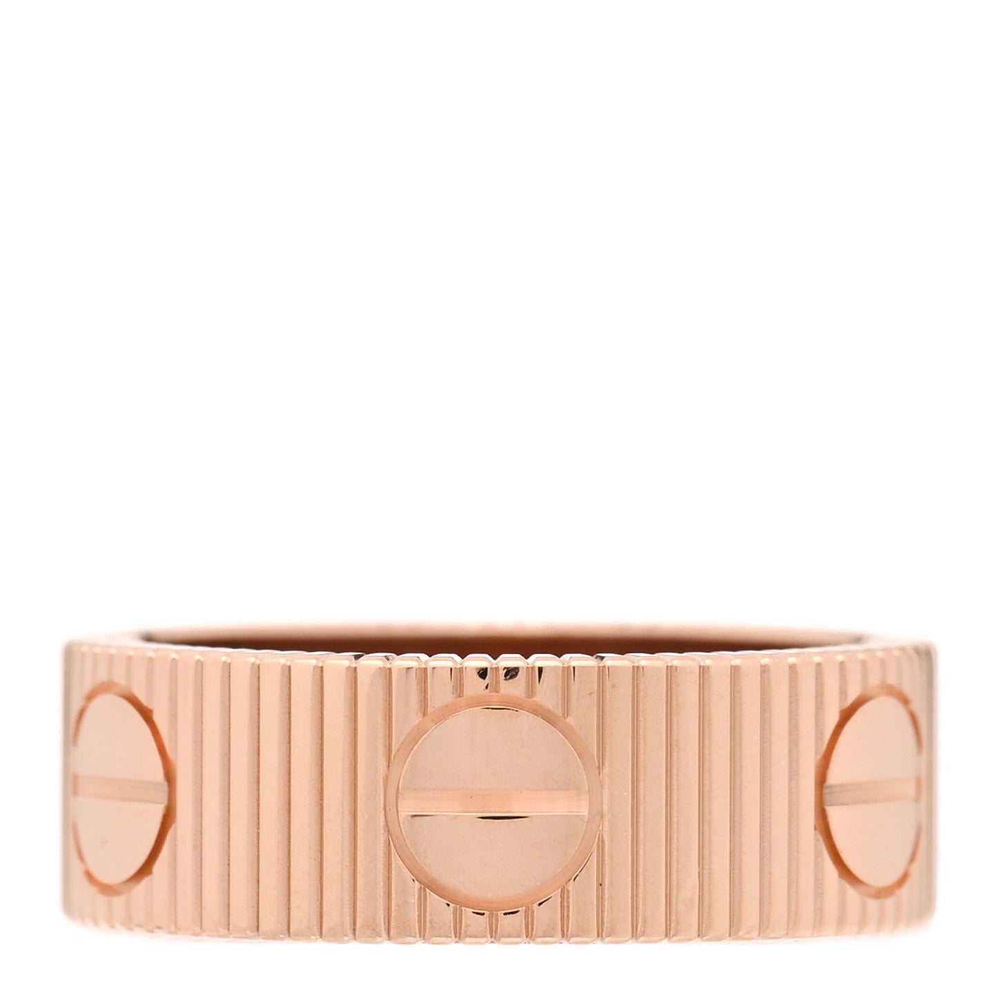 18K Pink Gold 6.5mm LOVE Unlimited Ring 53 6.5