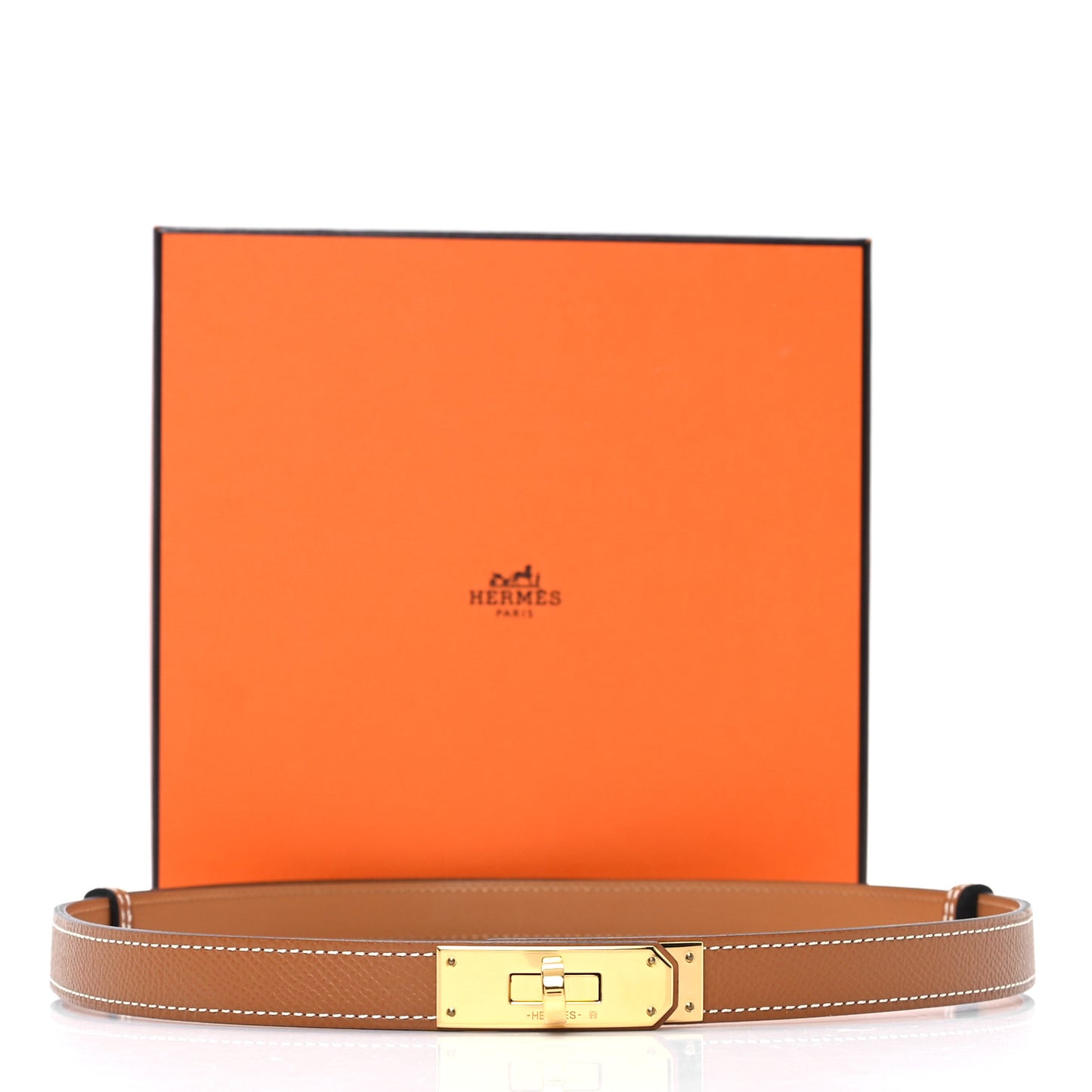 Epsom Kelly Belt Gold
