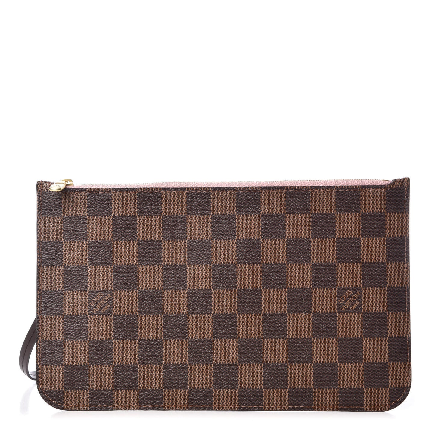 Damier Ebene Neverfull MM GM Pochette Rose Ballerine