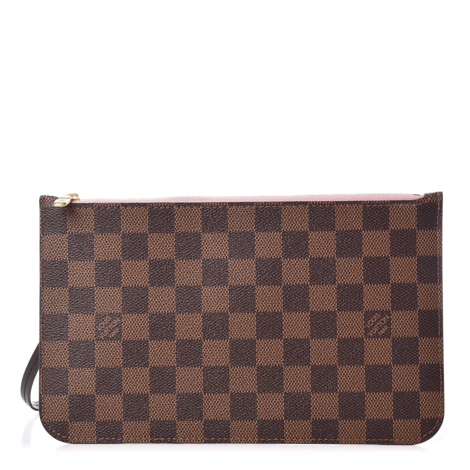 Louis Vuitton Damier Ebene Neverfull MM GM Pochette Rose Ballerine 1 of 8