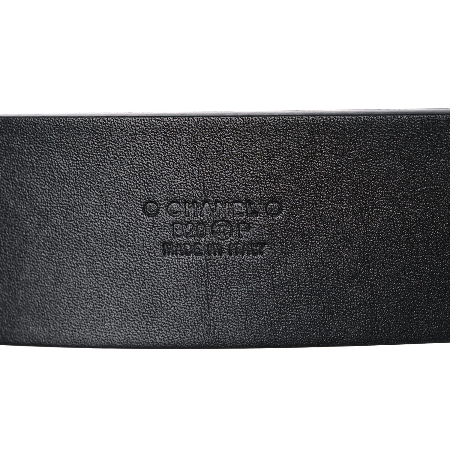 Chanel Caviar CC Logo Belt 110 44 Black 3 of 7