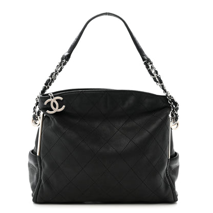 Chanel Lambskin Ultimate Soft Hobo Black 1 of 16