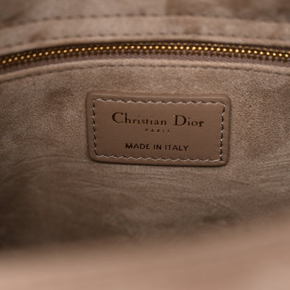 Christian Dior Lambskin Cannage Medium Lady Dior Warm Taupe 7 of 11