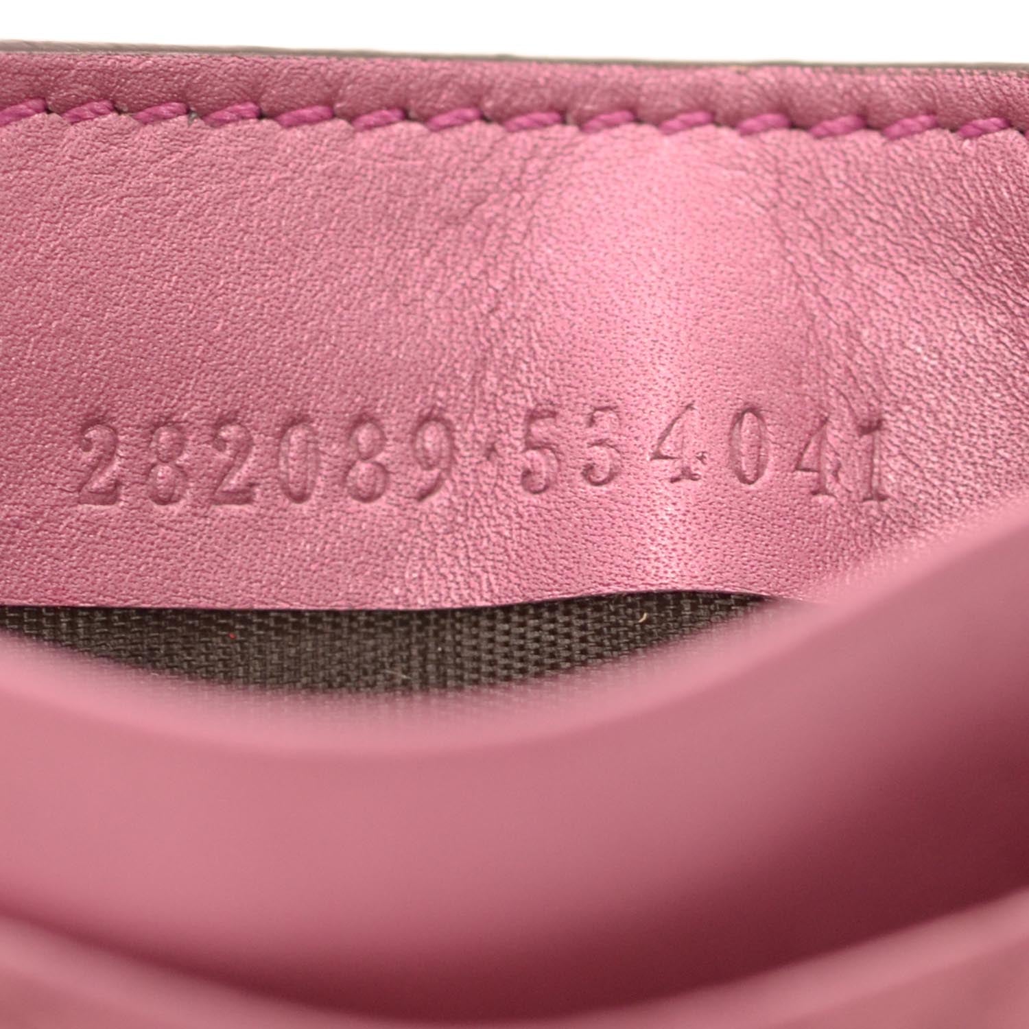 Gucci Microguccissima ID Window Card Holder Peonia Flower 5 of 6