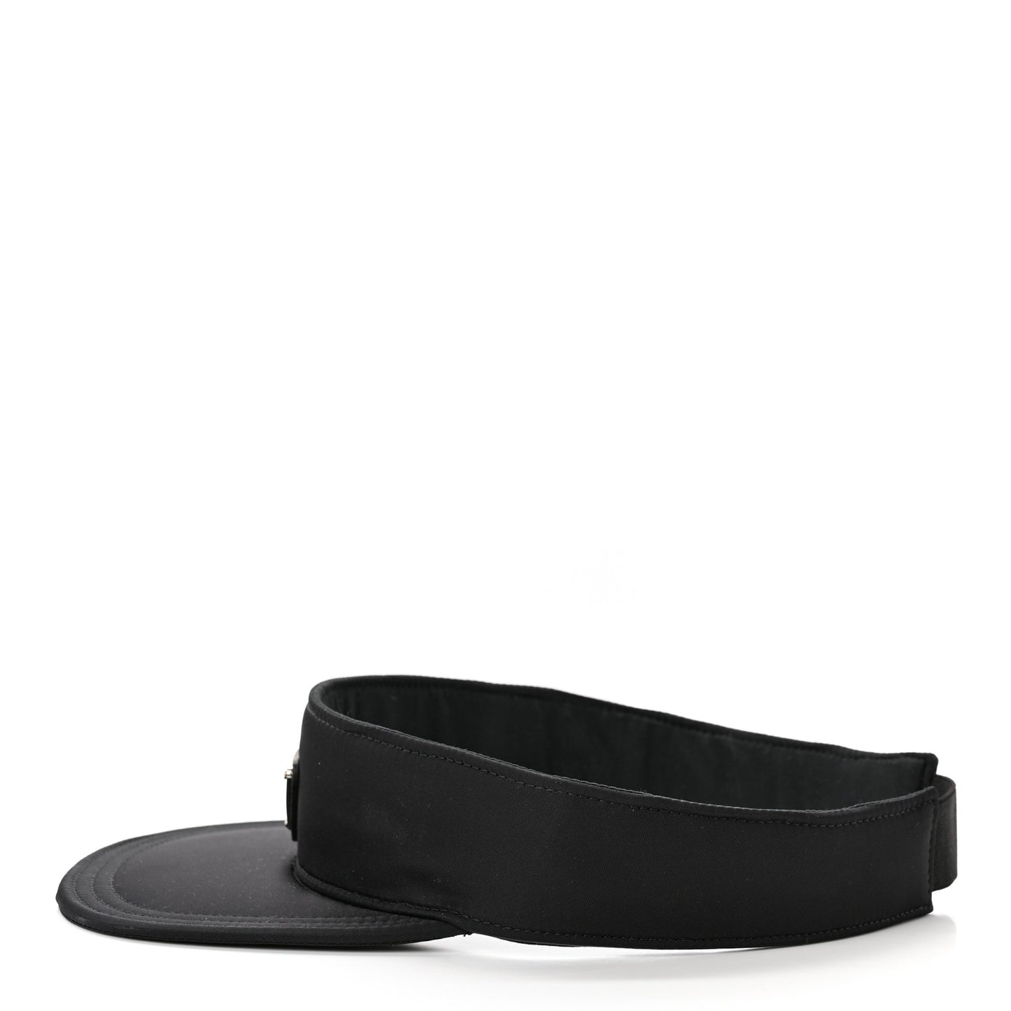 Nylon Triango Metal Triangle Logo Mens Visor L Black