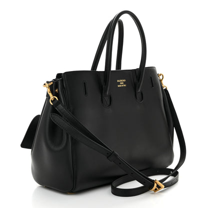 Balenciaga Smooth Calfskin Small Bel Air Carry All Bag Black 3 of 10