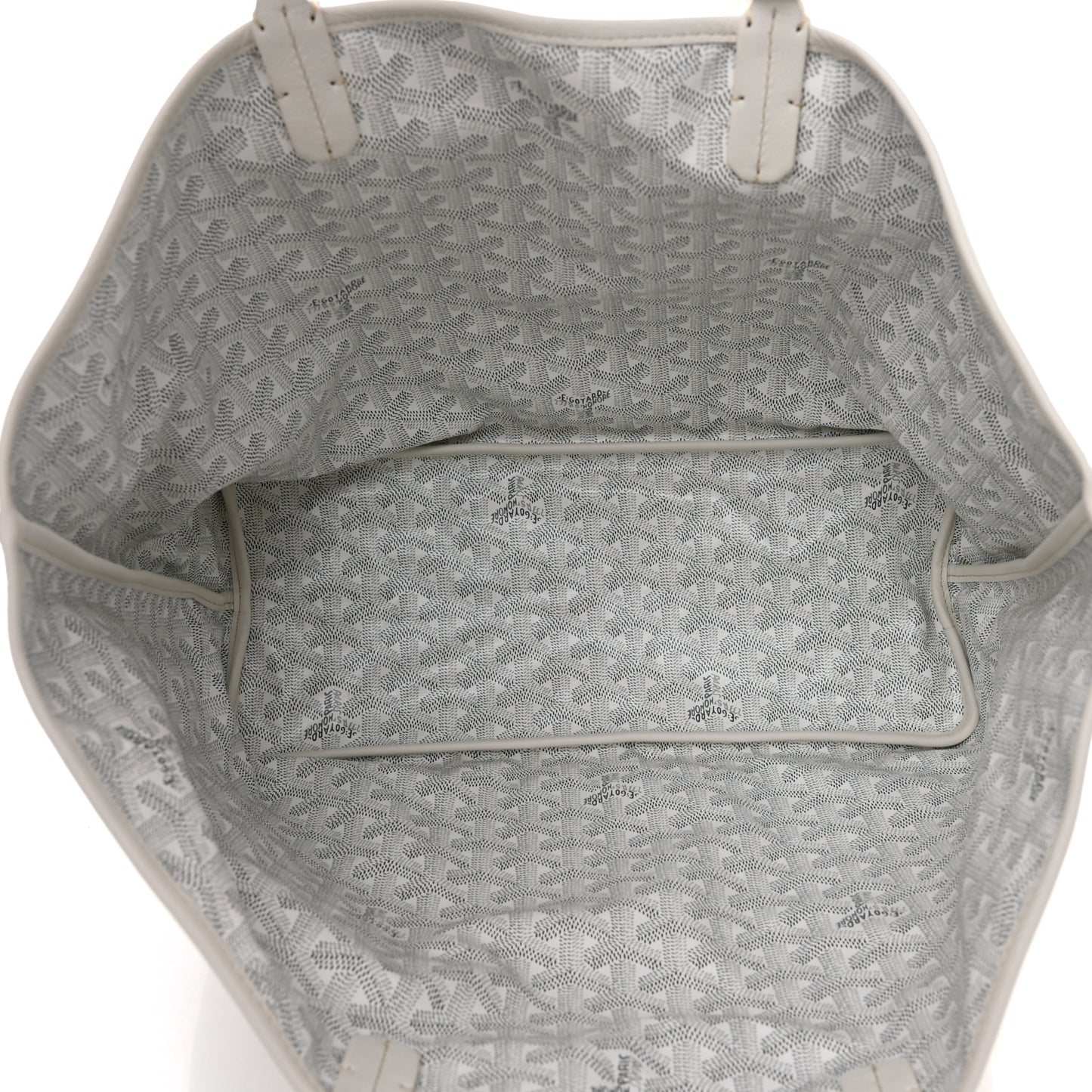 Goyardine Reversible Anjou PM White