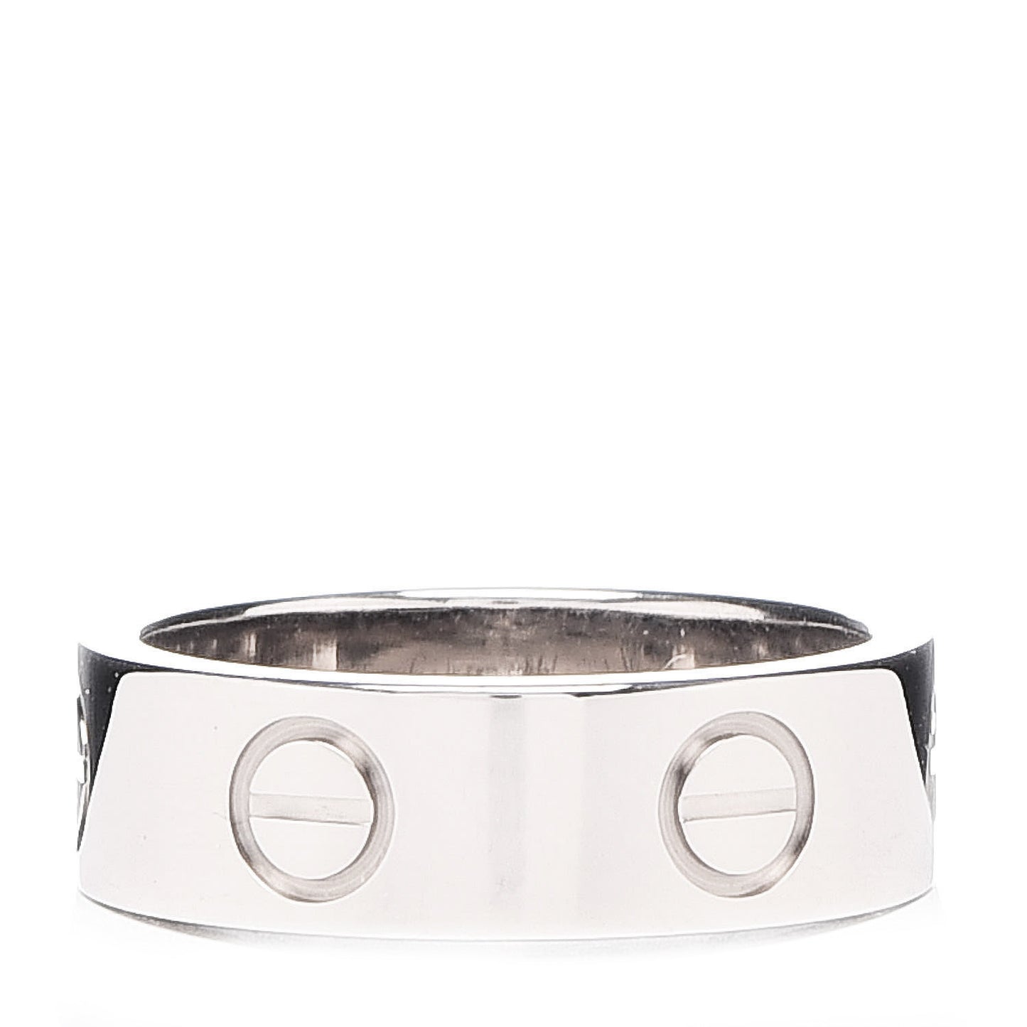 18K White Gold 5.5mm LOVE Ring 49 4.75