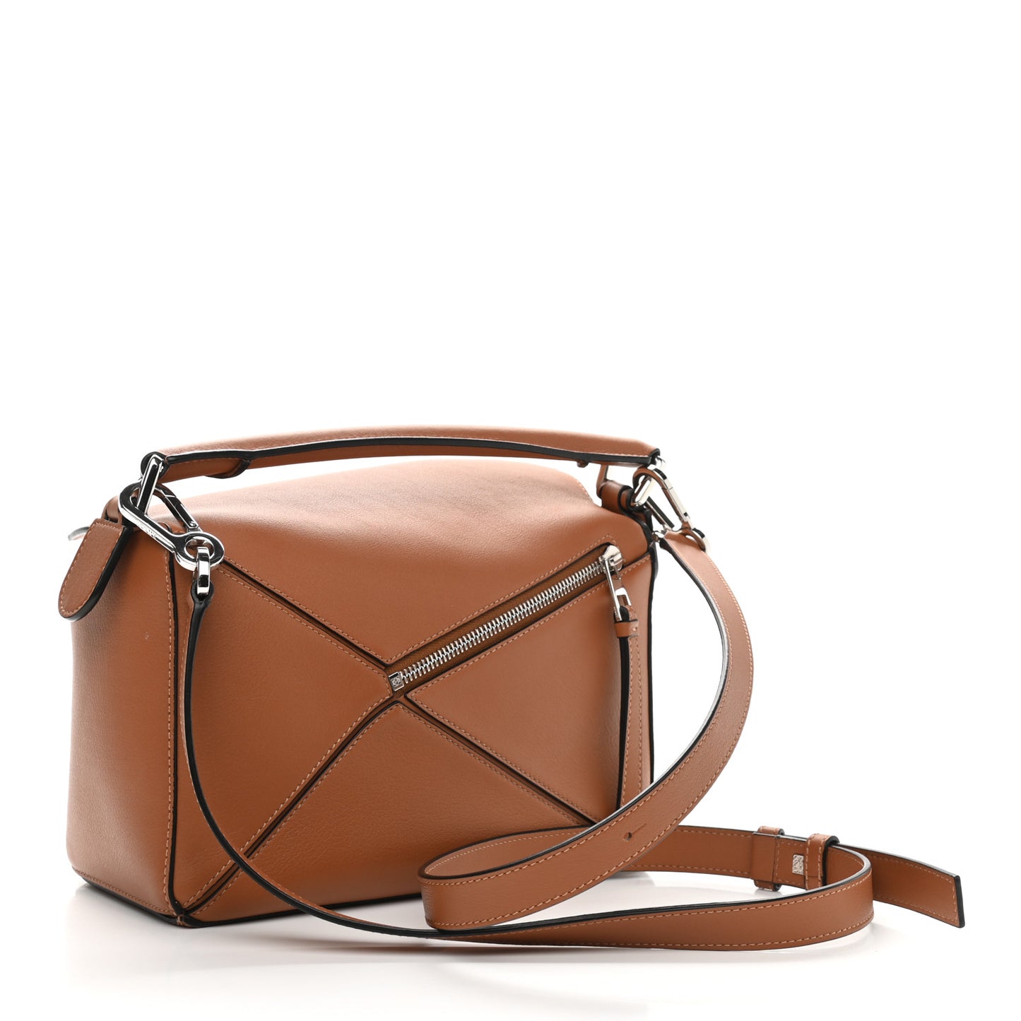 Calfskin Small Puzzle Bag Tan