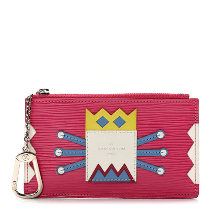 Louis Vuitton Epi Tribal Mask Key Pouch Pivoine 1 of 10
