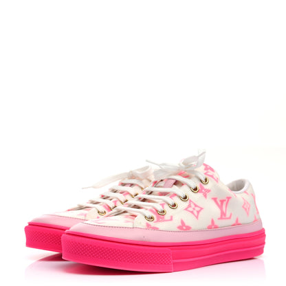 Louis Vuitton Technical Fabric Monogram Stellar Sneakers 37 Rose Pop 3 of 8