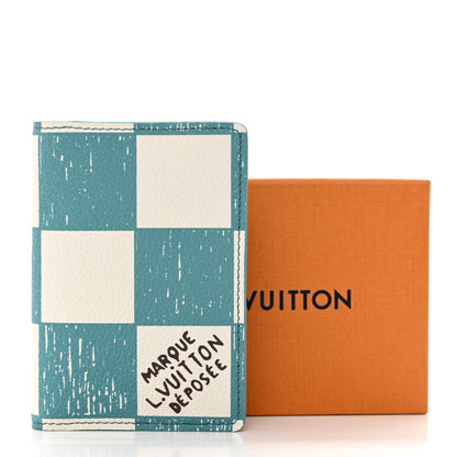 Louis Vuitton Damier Checkerboard Pocket Organizer Teal 7 of 7