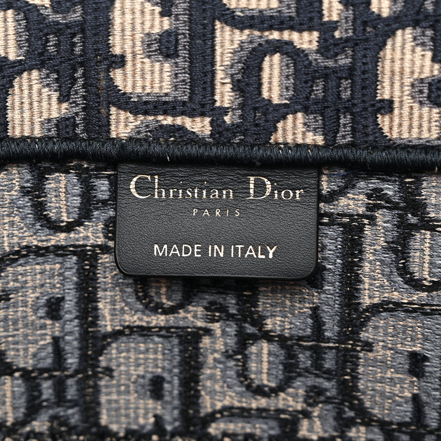 Christian Dior Oblique Medium Book Tote Blue Multicolor 6 of 13