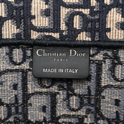 Christian Dior Oblique Medium Book Tote Blue Multicolor 6 of 13