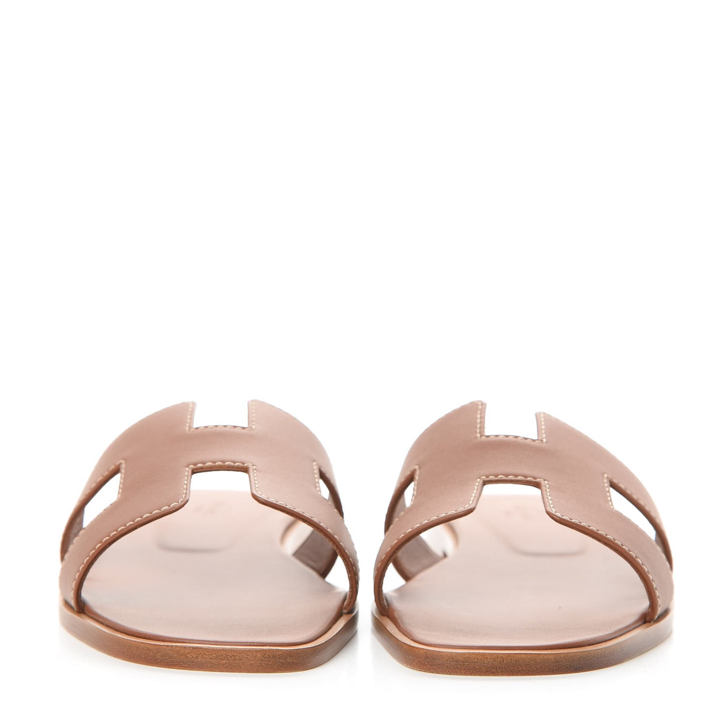 Box Calfskin Oran Sandals 37 Gold