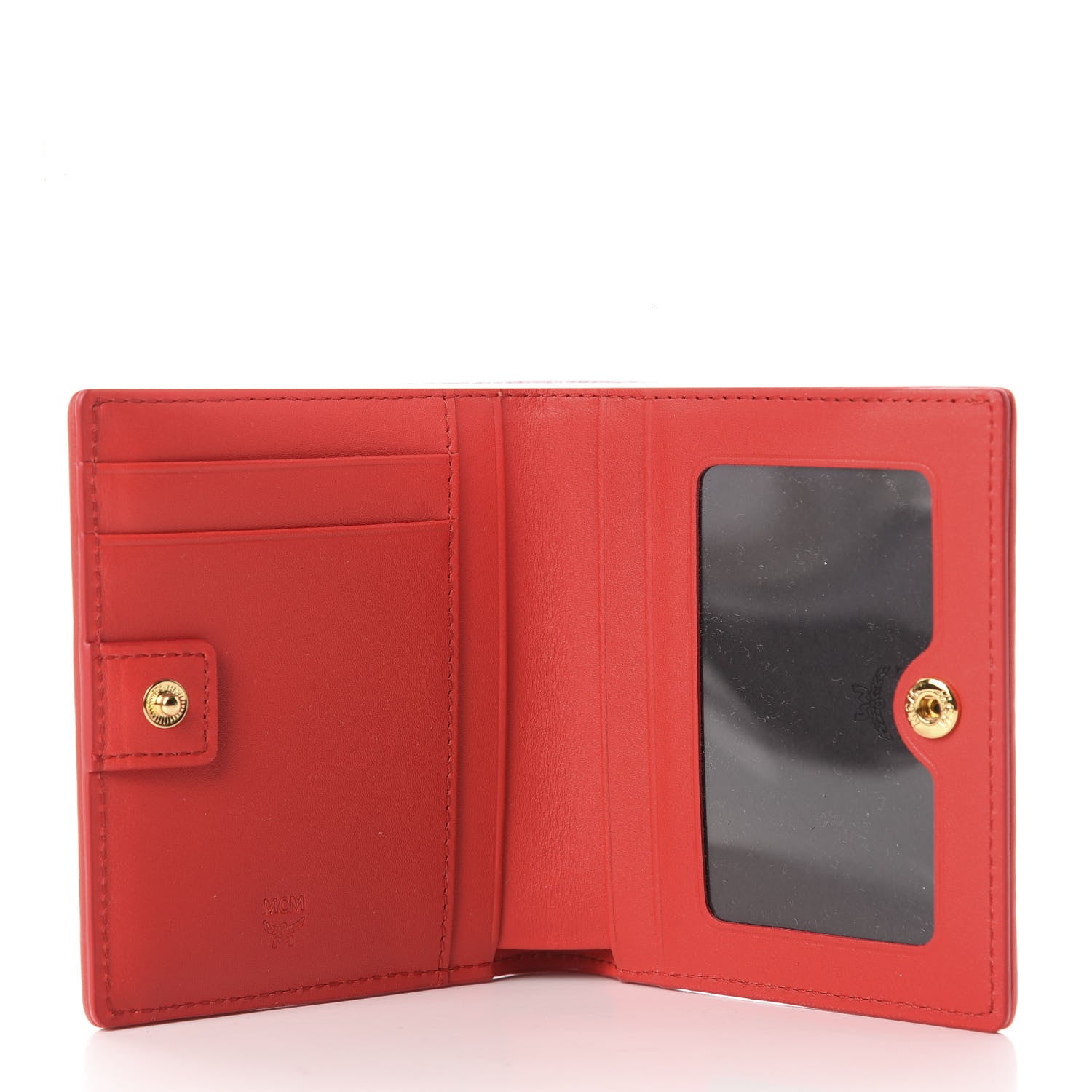 MCM Skyoptic Visetos ID Wallet Spectrum Diamond Cognac 5 of 7