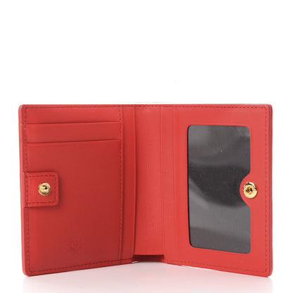 MCM Skyoptic Visetos ID Wallet Spectrum Diamond Cognac 5 of 7