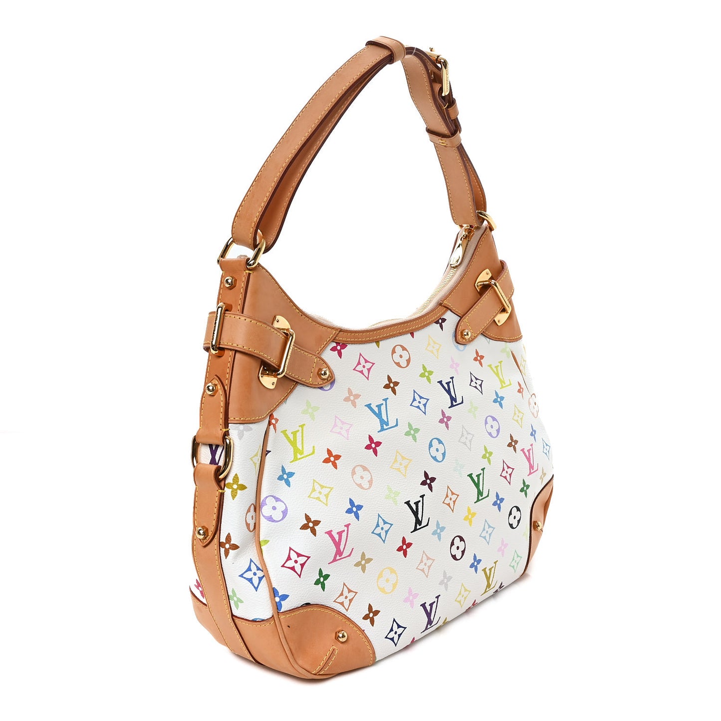Monogram Multicolor Greta White