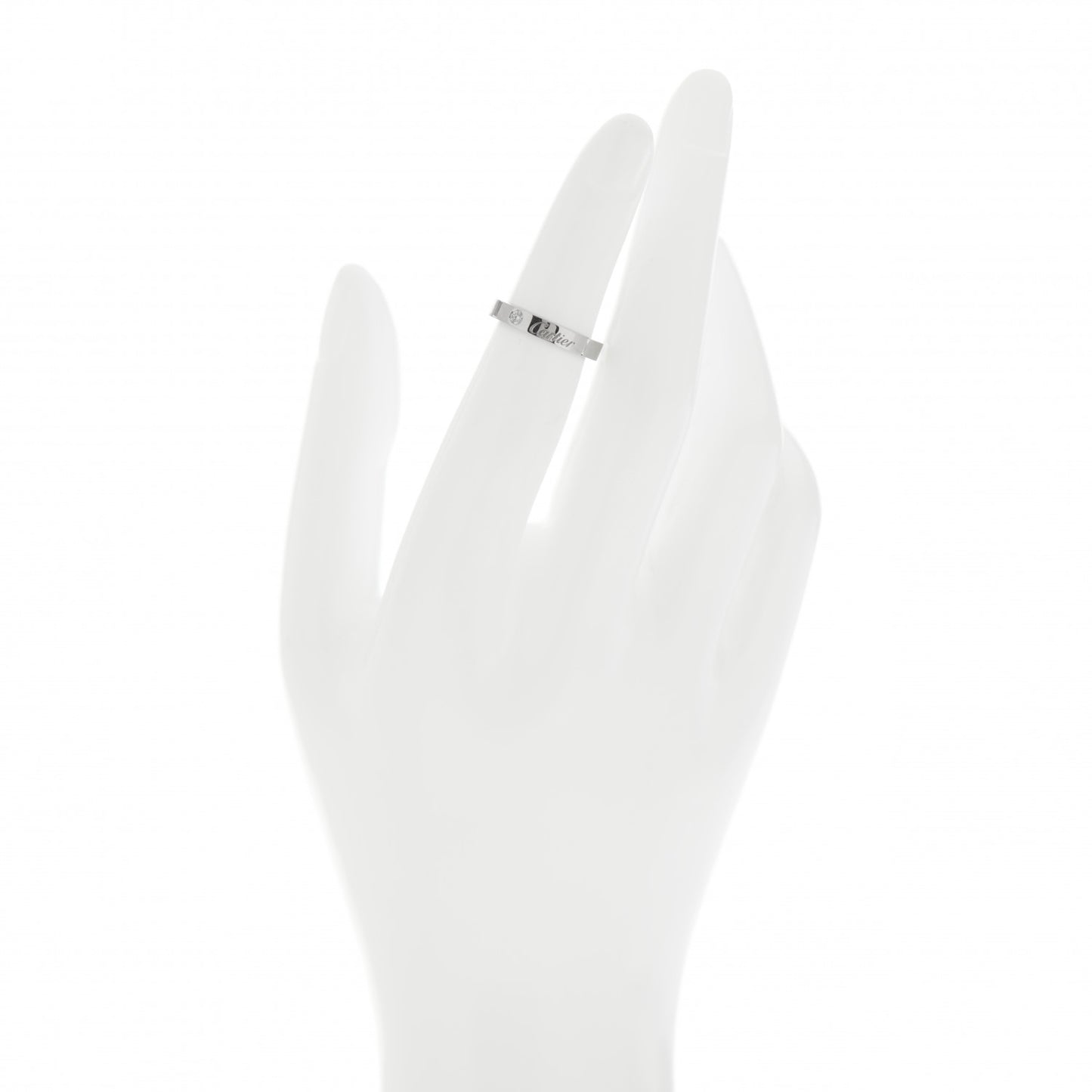 Platinum Diamond 3mm C De Cartier Wedding Band 47 4