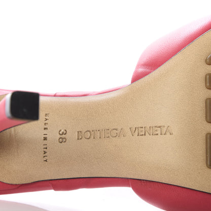 Bottega Veneta Nappa Quilted Rubber Lido Mule Sandals 38 Lollipop 7 of 9