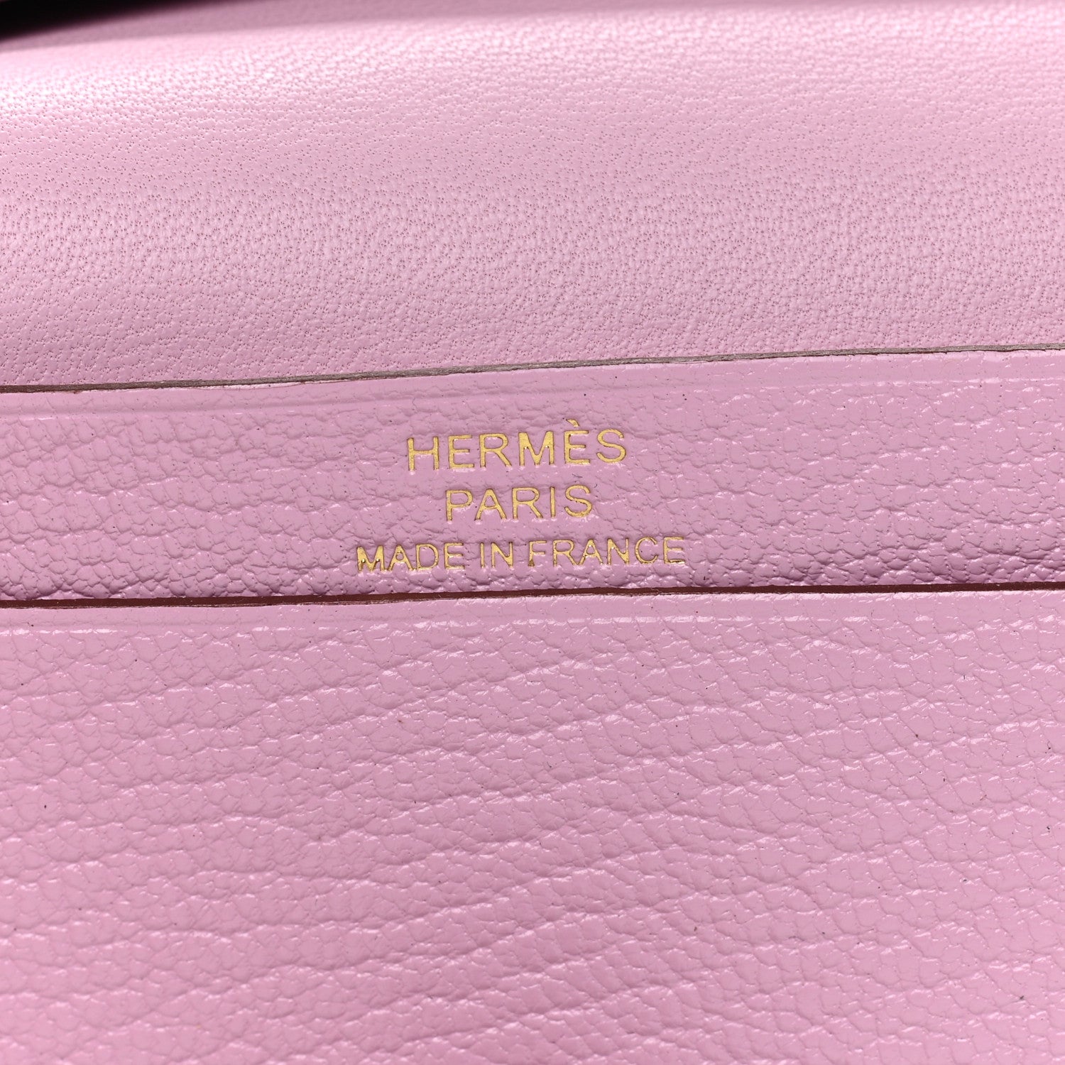 Hermes Chevre Mysore Bearn Card Holder Wallet Mauve Sylvestre 6 of 7