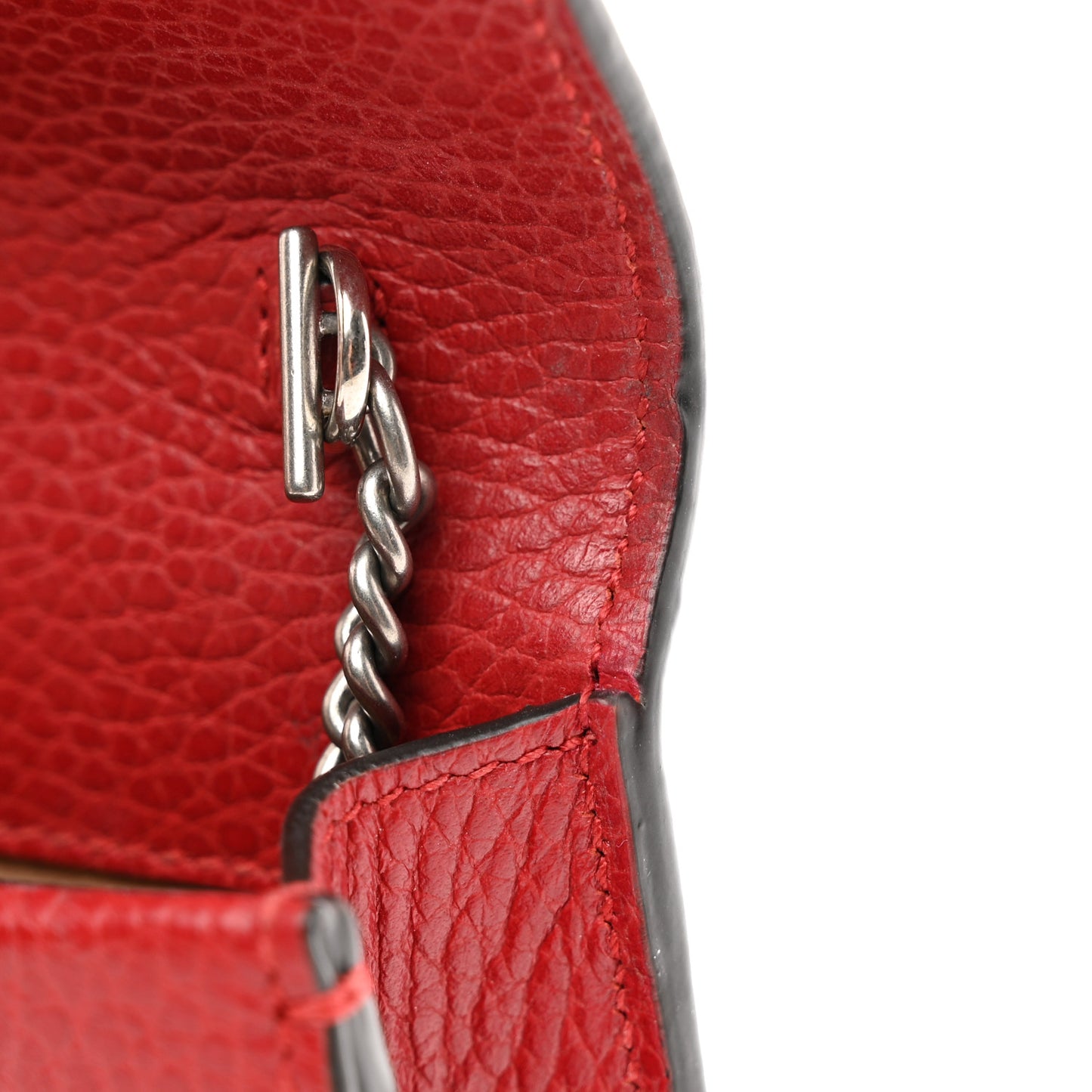 Calfskin Super Mini Dionysus Shoulder Bag Hibiscus Red