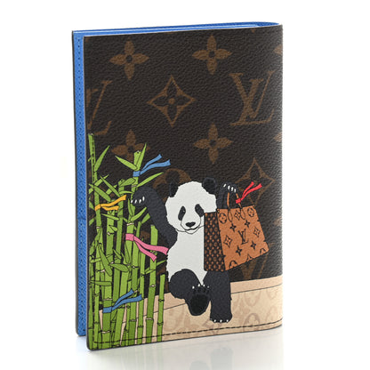 Louis Vuitton Monogram 2021 Christmas Animation China Passport Cover Myosotis Blue 3 of 6