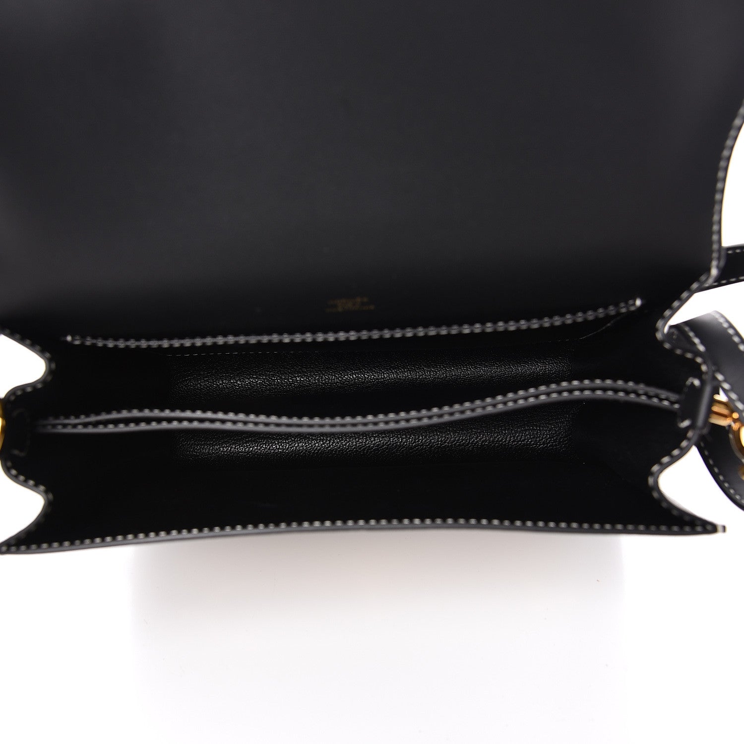 Hermes Veau Sombrero Sac Roulis 23 Black 5 of 10