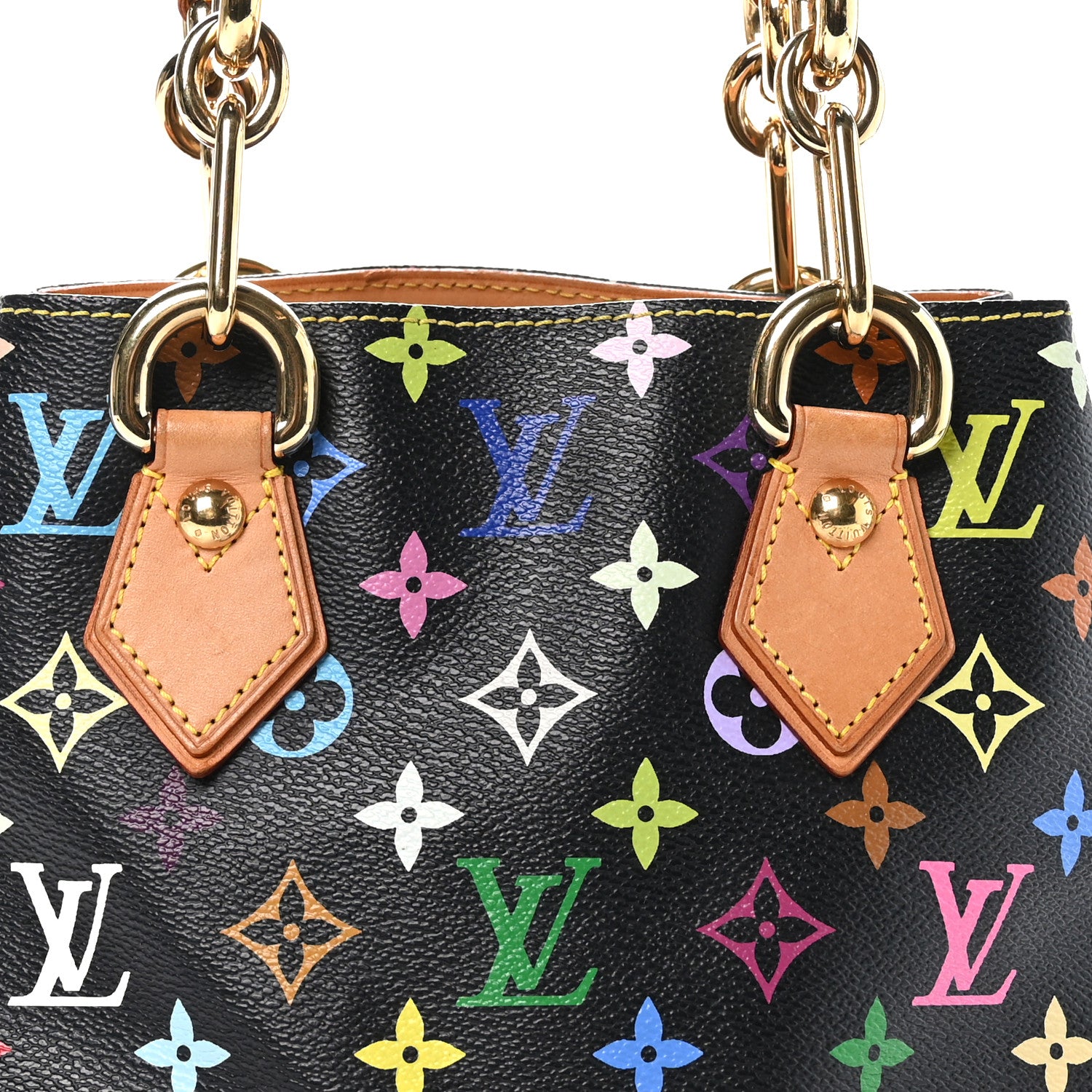 Louis Vuitton Monogram Multicolor Audra Black 8 of 12