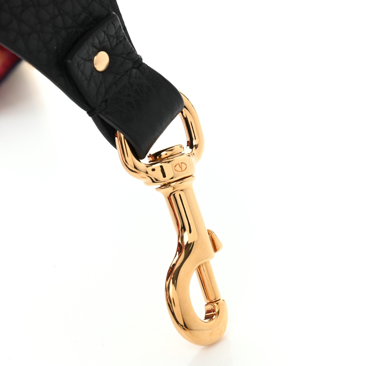 Valentino Garavani Canvas Native Couture 1975 Embroidered Rockstud Guitar Strap Multicolor 4 of 8