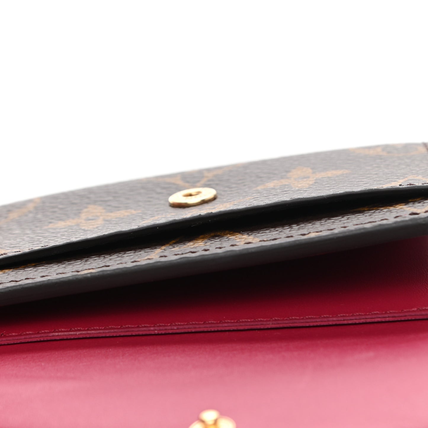 Monogram Micro Wallet Fuchsia