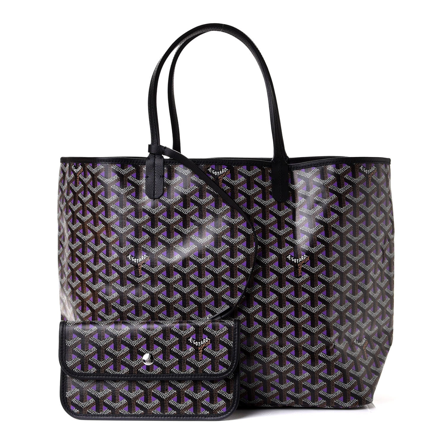 Goyard Goyardine Saint Louis Claire Voie PM Black Violet 1 of 4