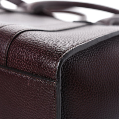 Mulberry Grain Vegetable Tanned Calfskin Small Zipped Bayswater Oxblood 10 of 15