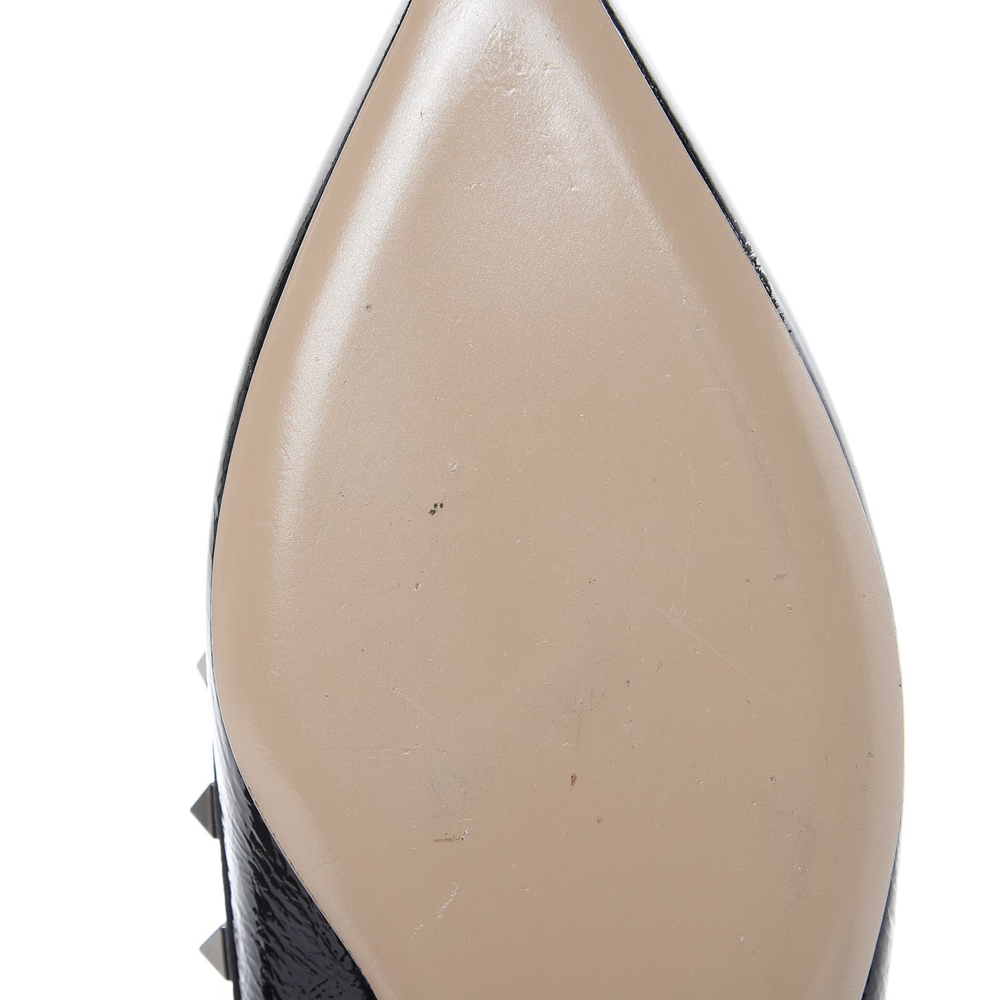 Patent Rockstud Ballerina Flats 40 Black