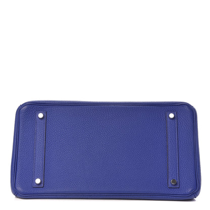 Hermes Togo Birkin 35 Bleu Electrique 6 of 35