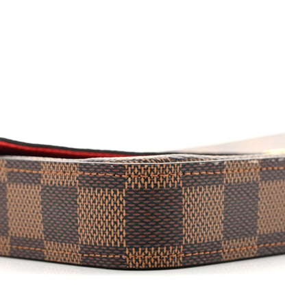 Louis Vuitton Damier Ebene Pochette Felicie Chain Wallet 10 of 15